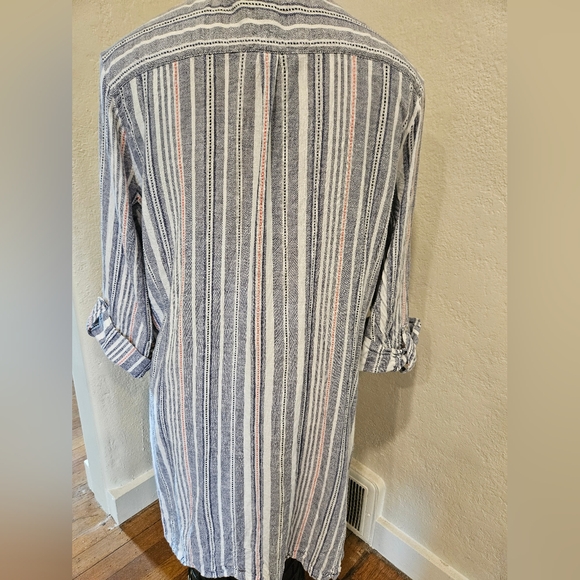 Everyday Ritual Claudine Cotton Cover-Up Tunic Size L - Picture 4 of 4